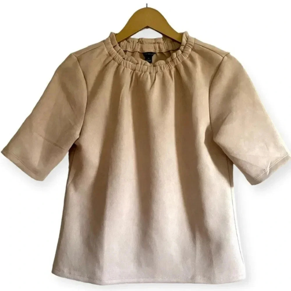Ann Taylor Suede Top